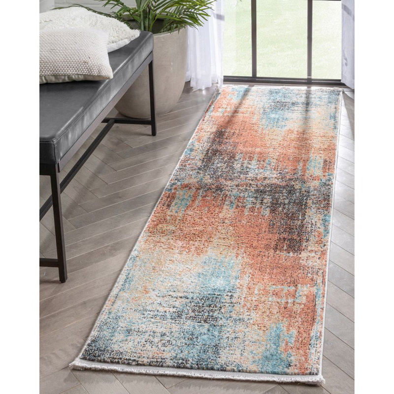 Indira Abstract Area Rug, Runner 67 x 220cm