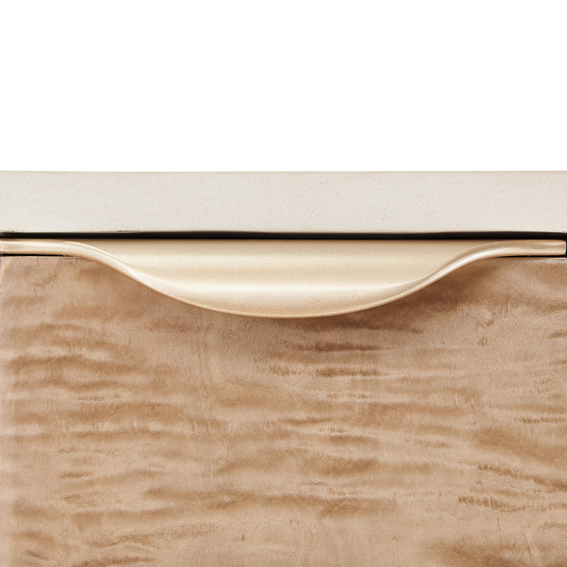 Malibu Crest 74.5'' W Sideboard, White/Blush