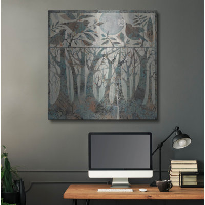  «Place Of Renewal» par Sue Davis, art mural en métal, 36 po x 36 po