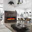 Brayden Studio 182.88 cm W Black Fireplace