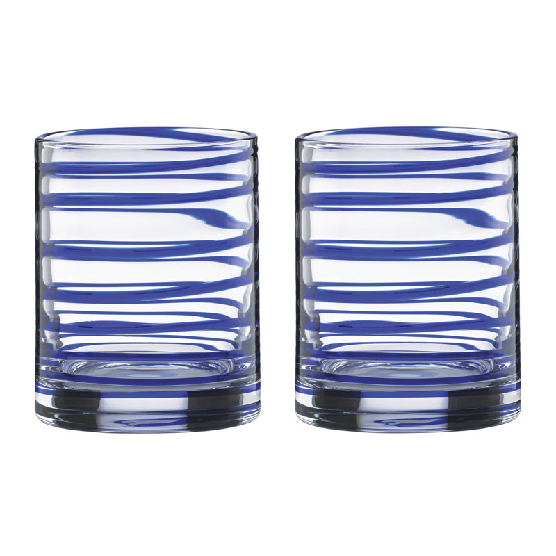 Charlotte Street Whiskey Glass, Blue