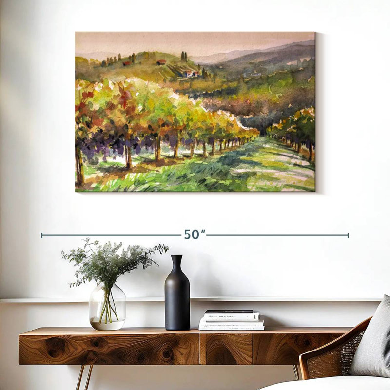 Alvord Vineyard Trees, 26" H x 39" W