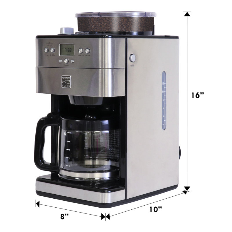 Kenmore Elite 12 Cup Programmable Grind And Brew Coffee Maker