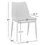 Chaise d'appoint rembourrée Naveena-2003890166