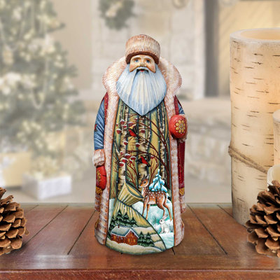 Figurine chef d'œuvre sculptée sur bois