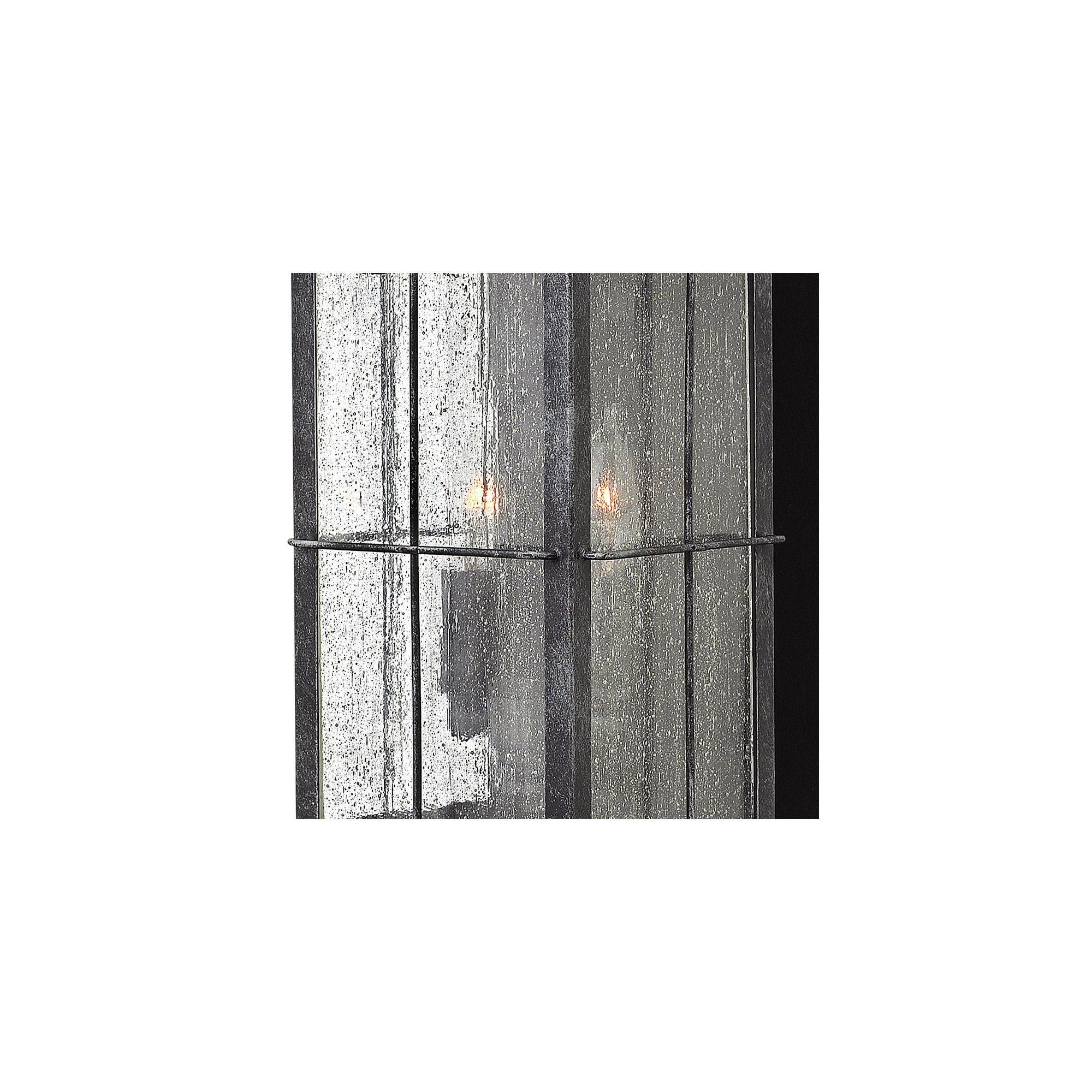 Bingham 2-Light Outdoor Wall Lantern, Graystone, Integrated LED