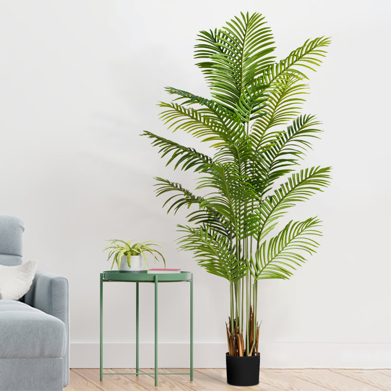 Primrue Faux Palm Plant in Pot & Reviews | Wayfair