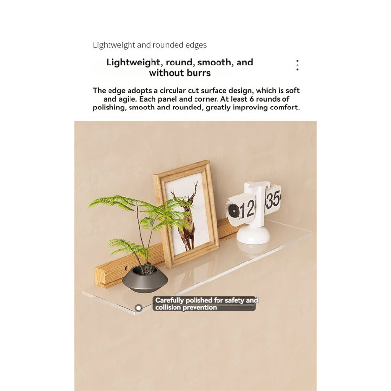 Doodnath Floating Shelf, 1.77" H x 23.62" W x 5.9" D