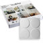 Panneau mural blanc cassé l 19,68 po x L 19,68 po Cotati