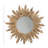 Round Driftwood Framed Sunburst Wall Mirror