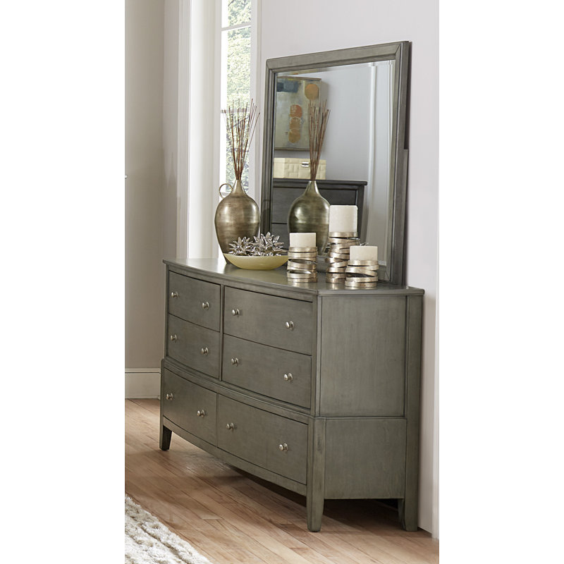 Ping 67.25'' W 6 - Drawer Dresser, Cherry