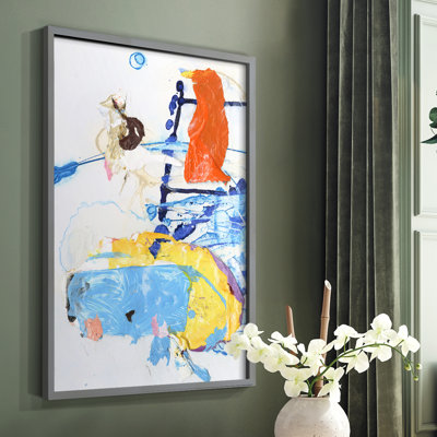 Evidence I Framed Print - Solid Wood