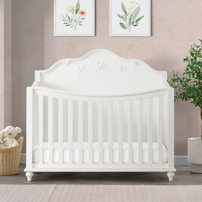 Lit de bébé avec garde-corps blanc Picket House Furnishings
