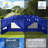 10'W FT. x20'D FT. Pop Up Canopy Tent Waterproof Outdoor Party Tent with 6 Side Walls-104312790
