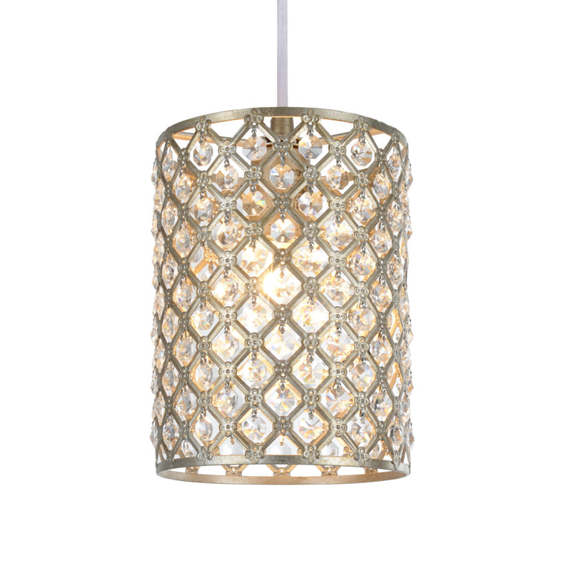 Luminaire suspendu à cylindre simple 1 lumières