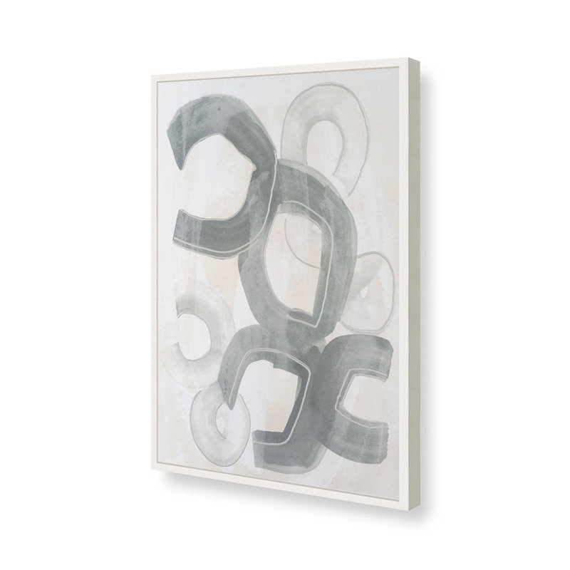 «Granite Turntable II» par June Erica Vess, reproduction d'art sur toile, H 24 po x l 18 po, Blanc