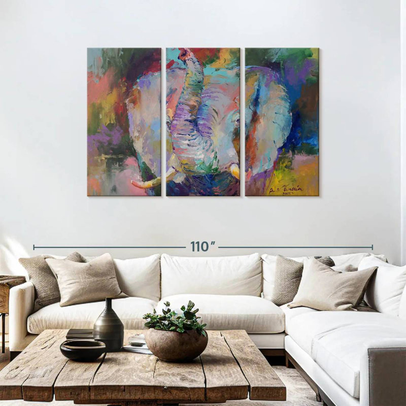 Elephant III, 48" H x 74" W