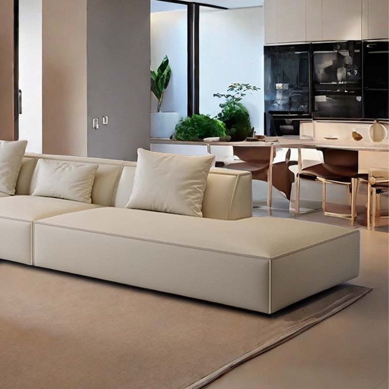 Faires 1 Faux Leather Living Room Set