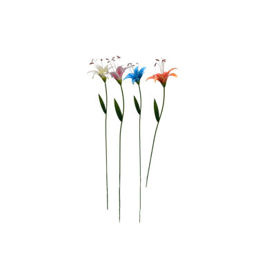 Metal Lily Garden Stake