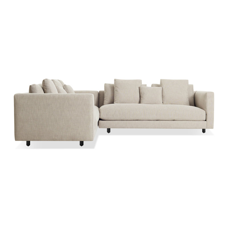 Hands Down Sectional, Right Hand Facing, Tofte Navy, Tofte Navy Polyester Blend