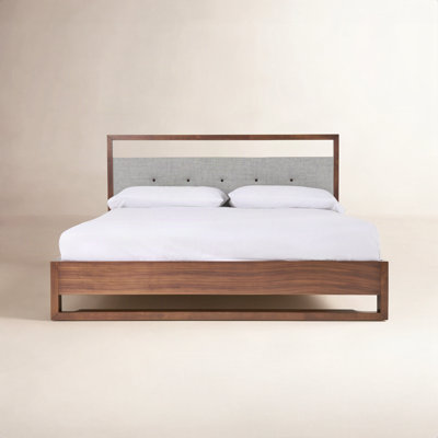 Borough Walnut Platform Bed