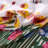 Sunflower Ruffle Kitchen Curtain Tier Set
