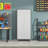 Garage Storage Cabint on Wheels with Locking Doors and 3 Adjustable Shelves, Tall Rolling Steel Cabinets for Garage Warehouse