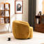 Fauteuil demi-tonneau pivotant rembourré Munehito-986386217