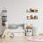 LUGO 24"x12" Garage Wall Shelves, 4 Pack, Black