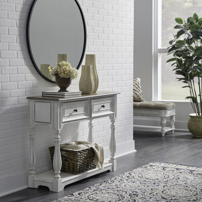  Console de couloir Colchester avec 2 tiroirs et 1 tablette