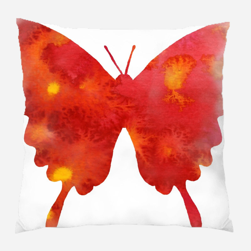 Housse et insert de coussin carré Dietrick, Microsuède, Intérieur