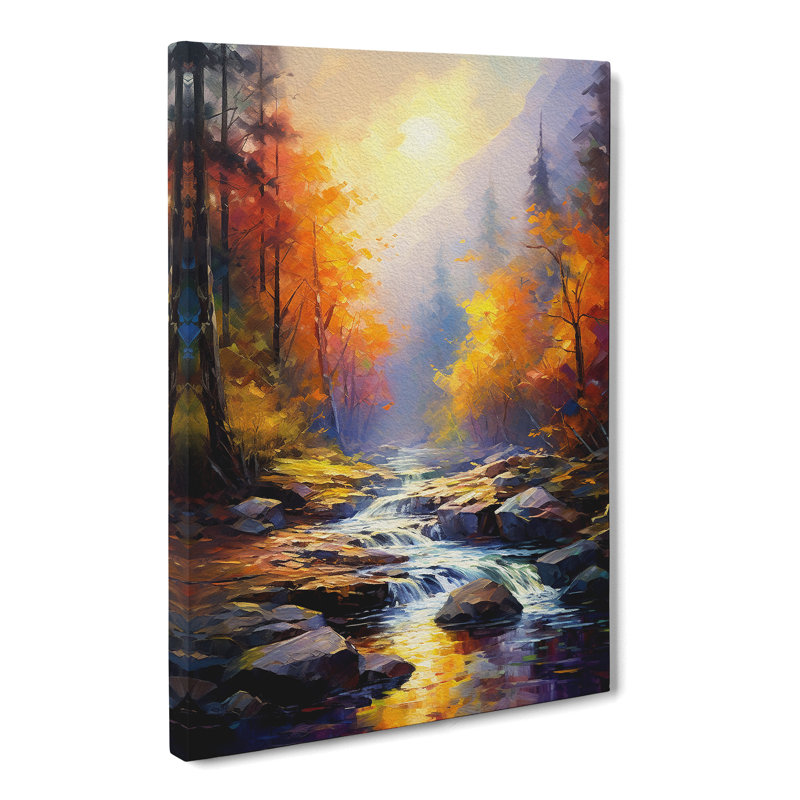 Stream Impressionism No.2 - Print, 76cm H x 50cm W x 3cm D