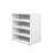 Shoe Box With RGB LED Light, Wooden Stackable Shoe Storage Box With Glass Door, Shoe Storage Bin Shoe Display Case For Sneakers (4 Tier-1)
