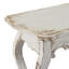 Console Whitewash, pieds pour grand lit, chambre à coucher, bois de sapin, couloir blanchi,