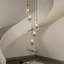 Luminaire suspendu en verre épais 5 lumières Raindrop-271233210-271233209