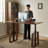 Walnut Rectangular Hight adjustable Solid wood Desks-108352762