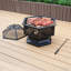 Round Iron Charcoal Fire Pit