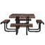 Steel Patio Dining Set Table,