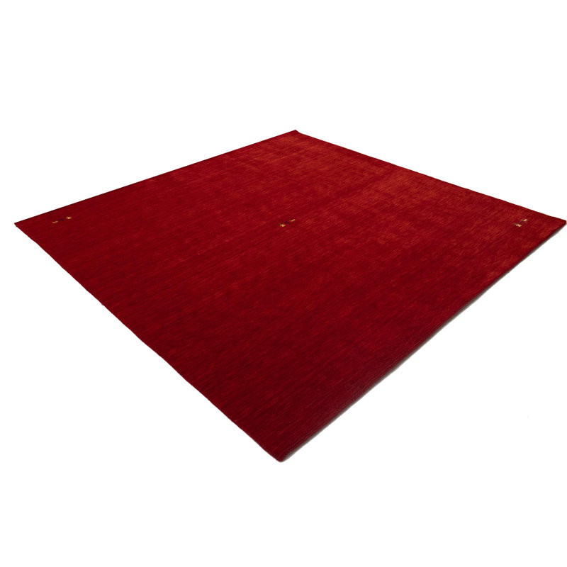 Tapis Gabbeh tissé à la main sans perte, 100% laine, de couleur unie, résistant à la décoloration et aux taches, durable