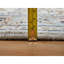 Tapis de couloir blanc en laine et en soie noué à la main 250 KPSI 2 pi 5 po x 10 pi 6DB8C41B88284439BC0F02C53237326C
