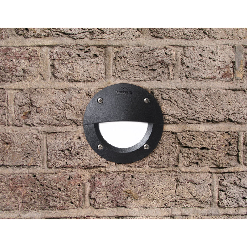 Tahnaout 1 - Bulb Outdoor Bulkhead Light, Black
