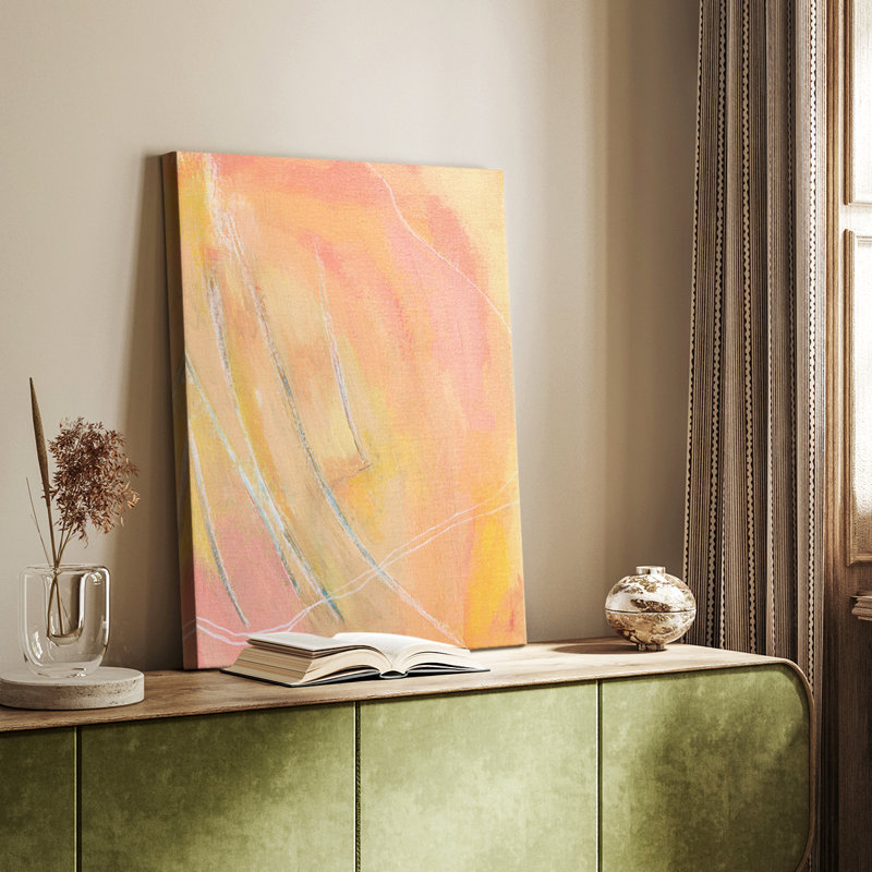 Peach Bliss I - galerie sur mesure, H 36 po x l 24 po