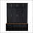 Multi-Functional Hall Tree with 4 Hidden Hanging Hooks, Wood Grain Bench-1259492810