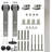 TMS Knotty 36 in. W x 84 in. H Barn Door with Barn Door Hardware