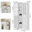 Armoire de cuisine Farmhouse avec 6 tablettes de rangement