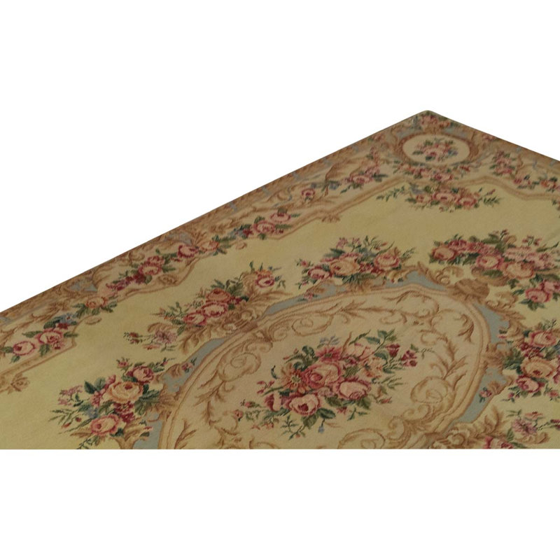 Handmade Wool Floral Area Rug