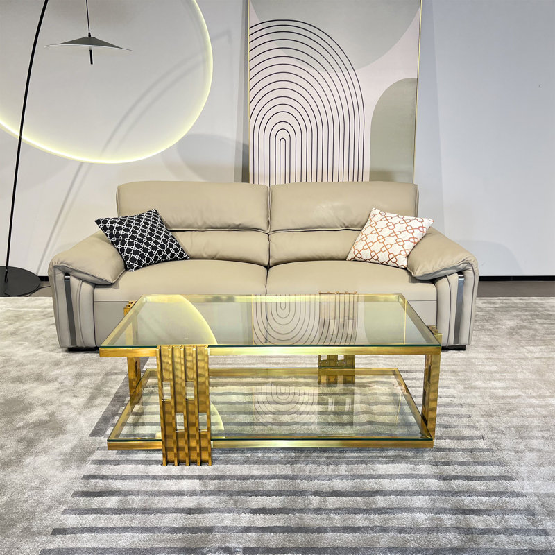 Table basse Loreita, Transparent