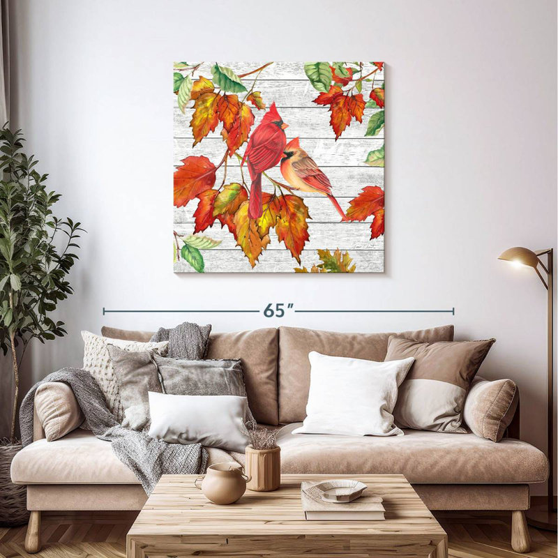 Brampt Fall Cardinals, 39" H x 39" W