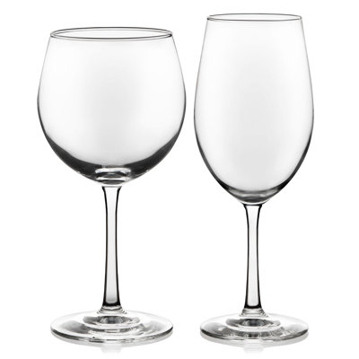 Libbey Vineyard Reserve 12-Piece Wine Glass Party Set for Chardonnay and Merlot/Bordeaux -  31271