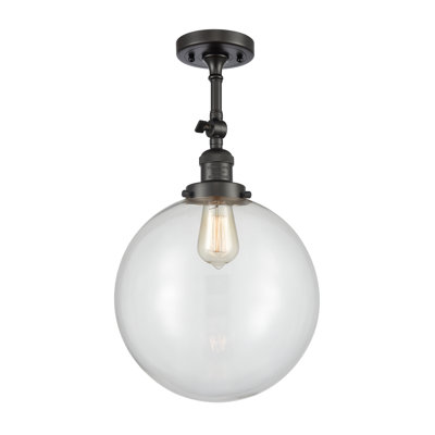 Ciacchi Glass Semi Flush Mount